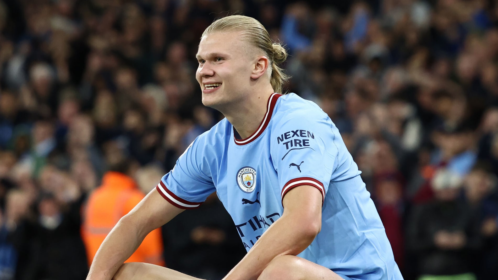 Haaland dizimou o recorde de gols da Premier League e ajudou o Manchester City a recuperar a lideran&ccedil;a