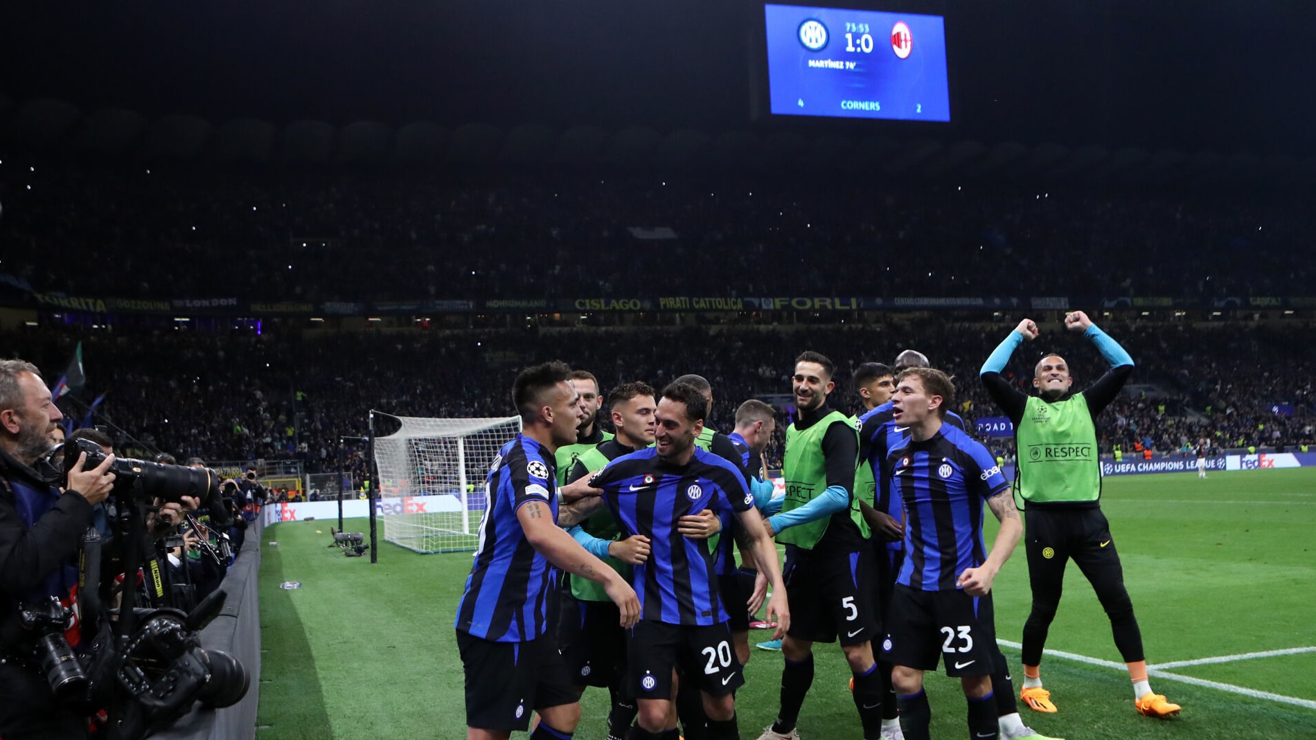 Melhor nos dois jogos, Inter nem teve que suar muito para vencer o Milan e voltar &agrave; final