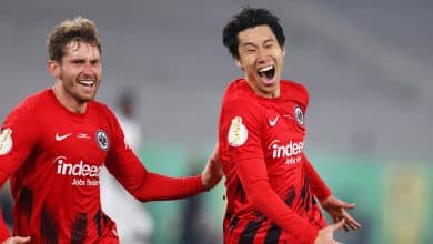 O copeiro Frankfurt vai a mais uma final da Copa da Alemanha, gra&ccedil;as a uma baita virada em Stuttgart