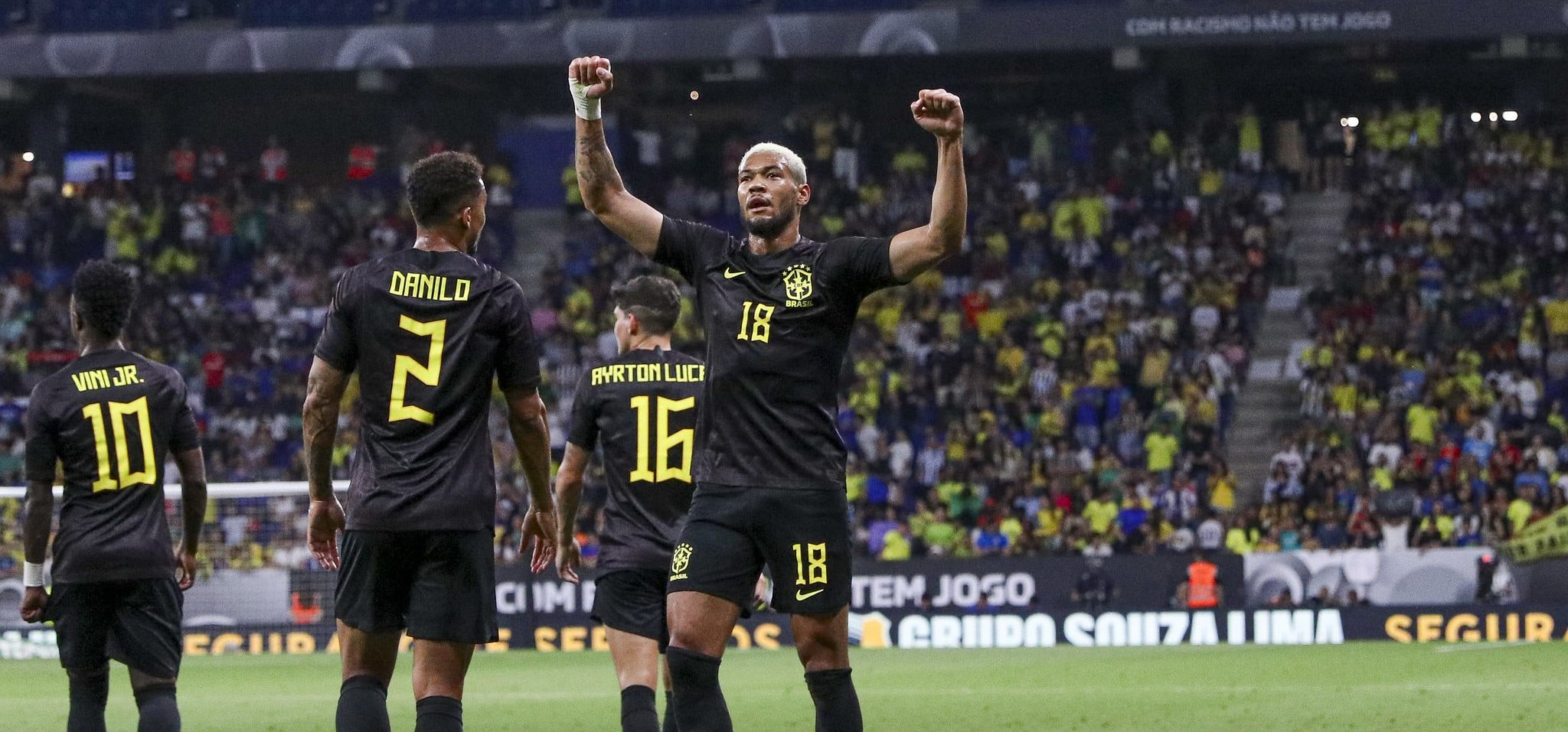 Joelinton agarrou sua chance e foi a melhor not&iacute;cia na goleada da Sele&ccedil;&atilde;o no amistoso contra Guin&eacute;