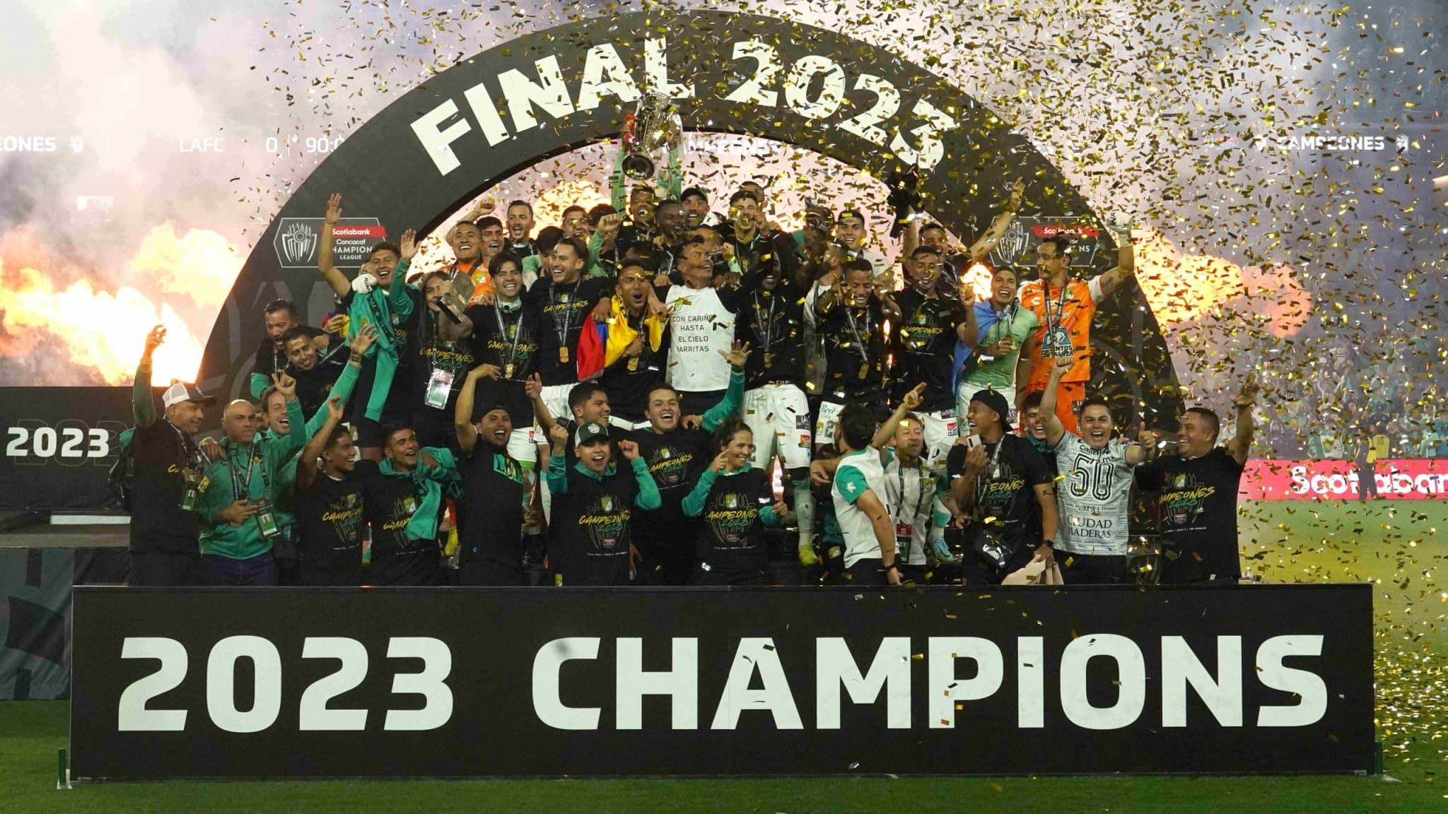 Le&oacute;n conquista Concachampions pela primeira vez em sua hist&oacute;ria contra o LAFC e devolve o t&iacute;tulo ao M&eacute;xico