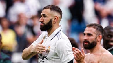 A despedida mais apropriada: o &uacute;ltimo toque na bola de Karim Benzema pelo Real Madrid foi um gol