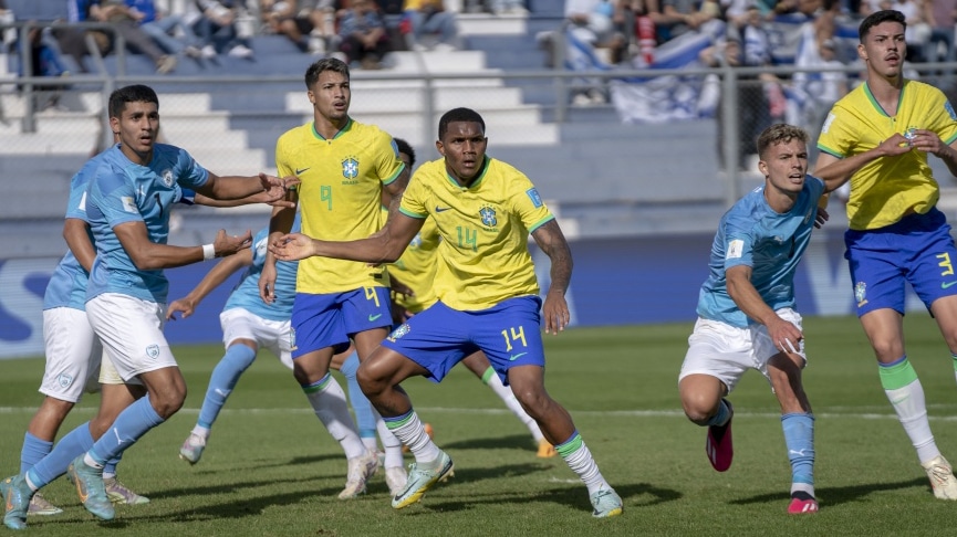 Brasil fica duas vezes &agrave; frente, mas leva a virada de Israel na prorroga&ccedil;&atilde;o e &eacute; eliminado do Mundial Sub-20