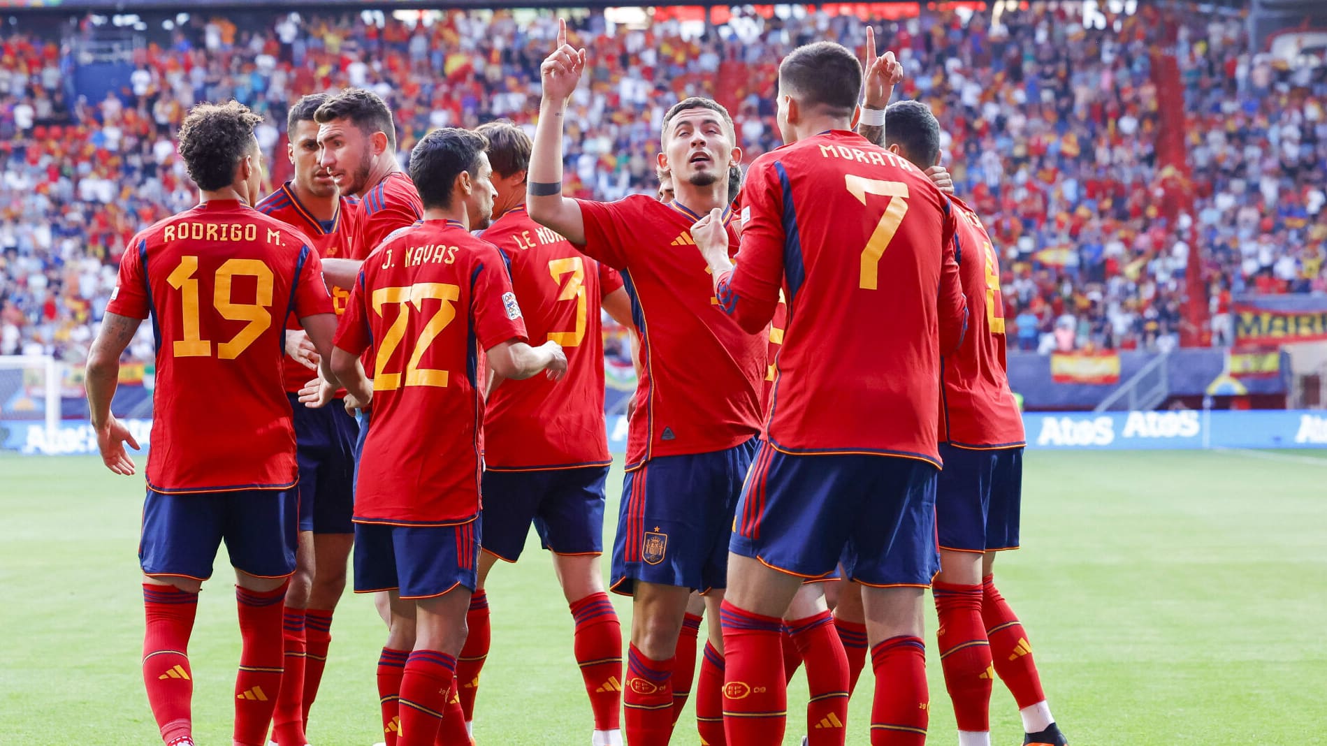 Espanha contou com um centroavante iluminado para derrotar a It&aacute;lia e chegar &agrave; final da Liga das Na&ccedil;&otilde;es mais uma vez