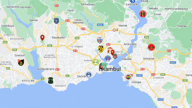 Um pouco da hist&oacute;ria do futebol em Istambul e um mapa com os clubes da cidade que j&aacute; disputaram o Campeonato Turco