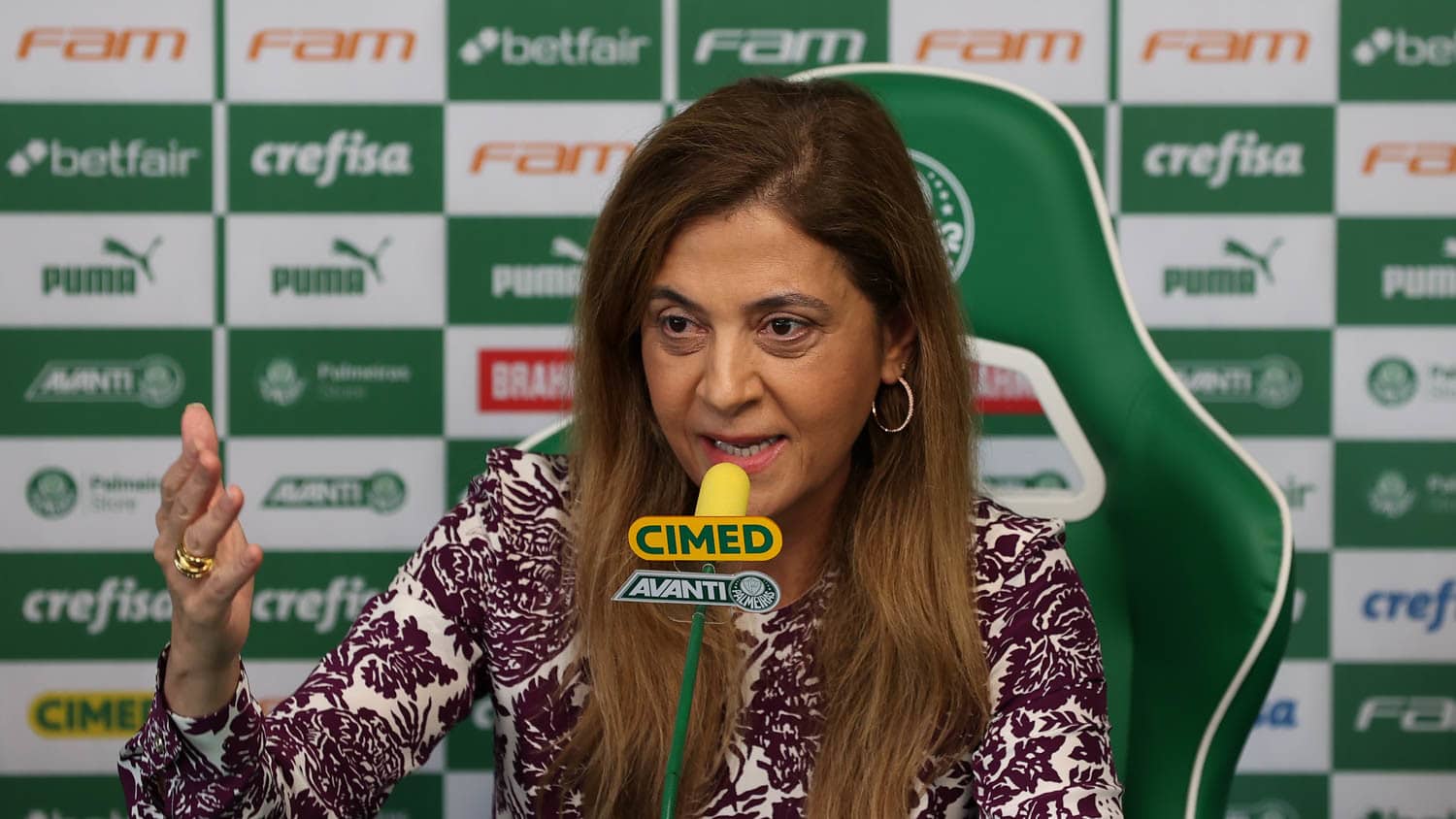 Leila Pereira - Presidente do Palmeiras