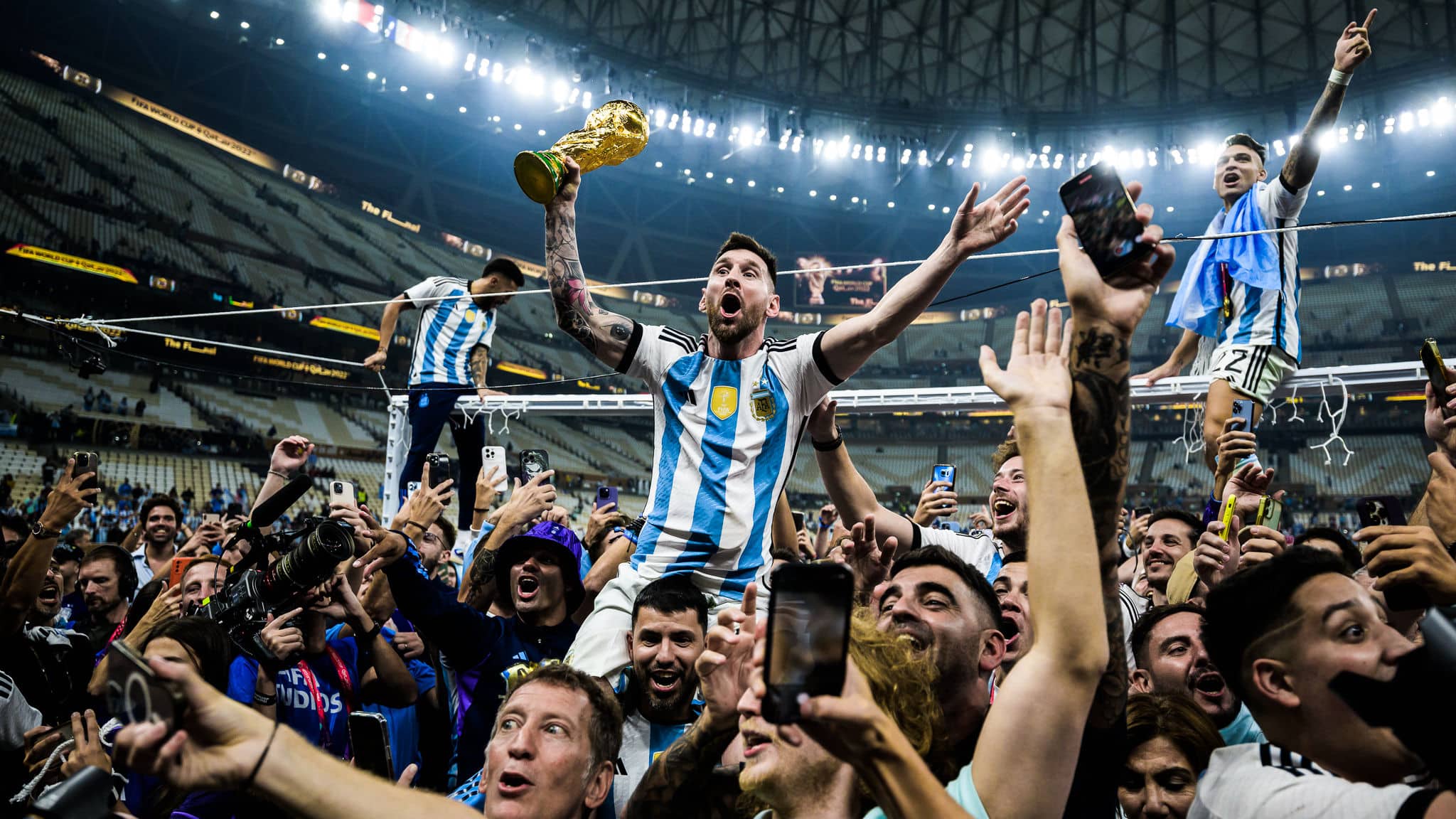 Argentina de Messi &eacute; a atual campe&atilde; da Copa do Mundo - Foto: Icon sport
