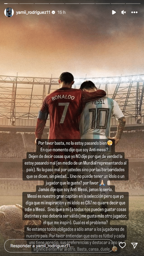 Post de Yamila Rodr&iacute;guez no Instagram