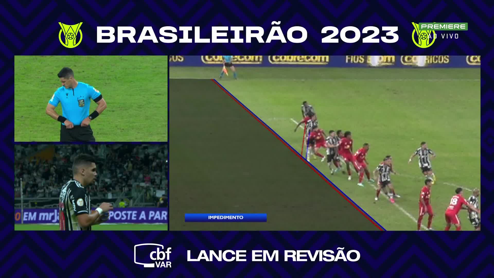 Impedimento de Maur&iacute;cio Lemos em Atl&eacute;tico-MG x Red Bull Bragantino