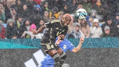 Deneisha Blackwood simbolizou o esp&iacute;rito da Jamaica na heroica estreia na Copa