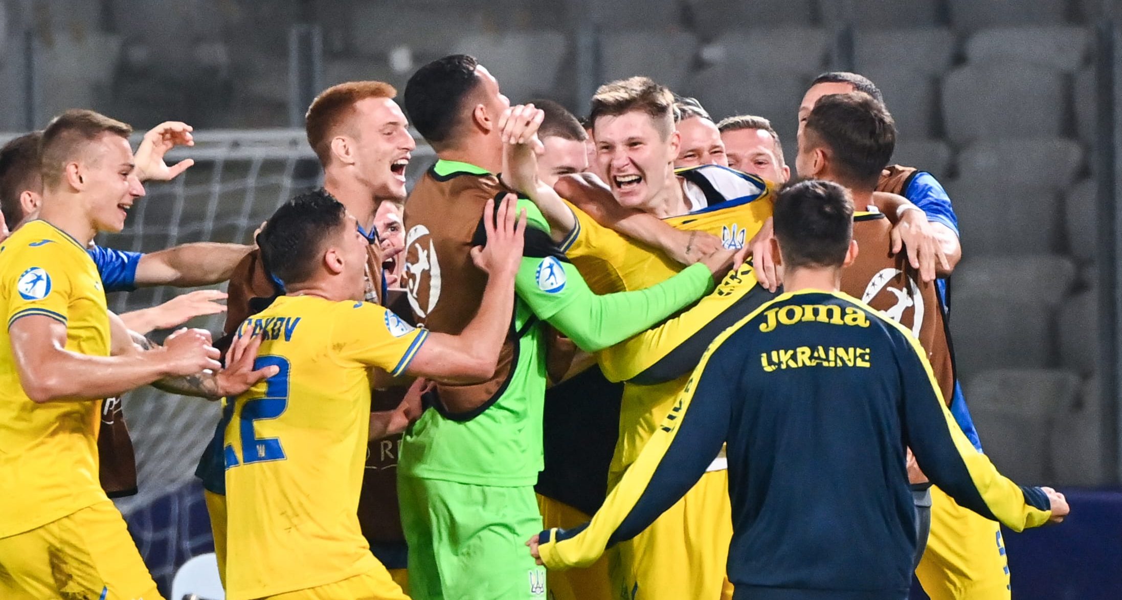 A Ucr&acirc;nia despacha a favorita Fran&ccedil;a, vai &agrave; semi da Euro Sub-21 e se garante nas Olimp&iacute;adas