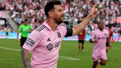 Parece que Messi vai se divertir na MLS: hoje foram dois gols e nova comemora&ccedil;&atilde;o
