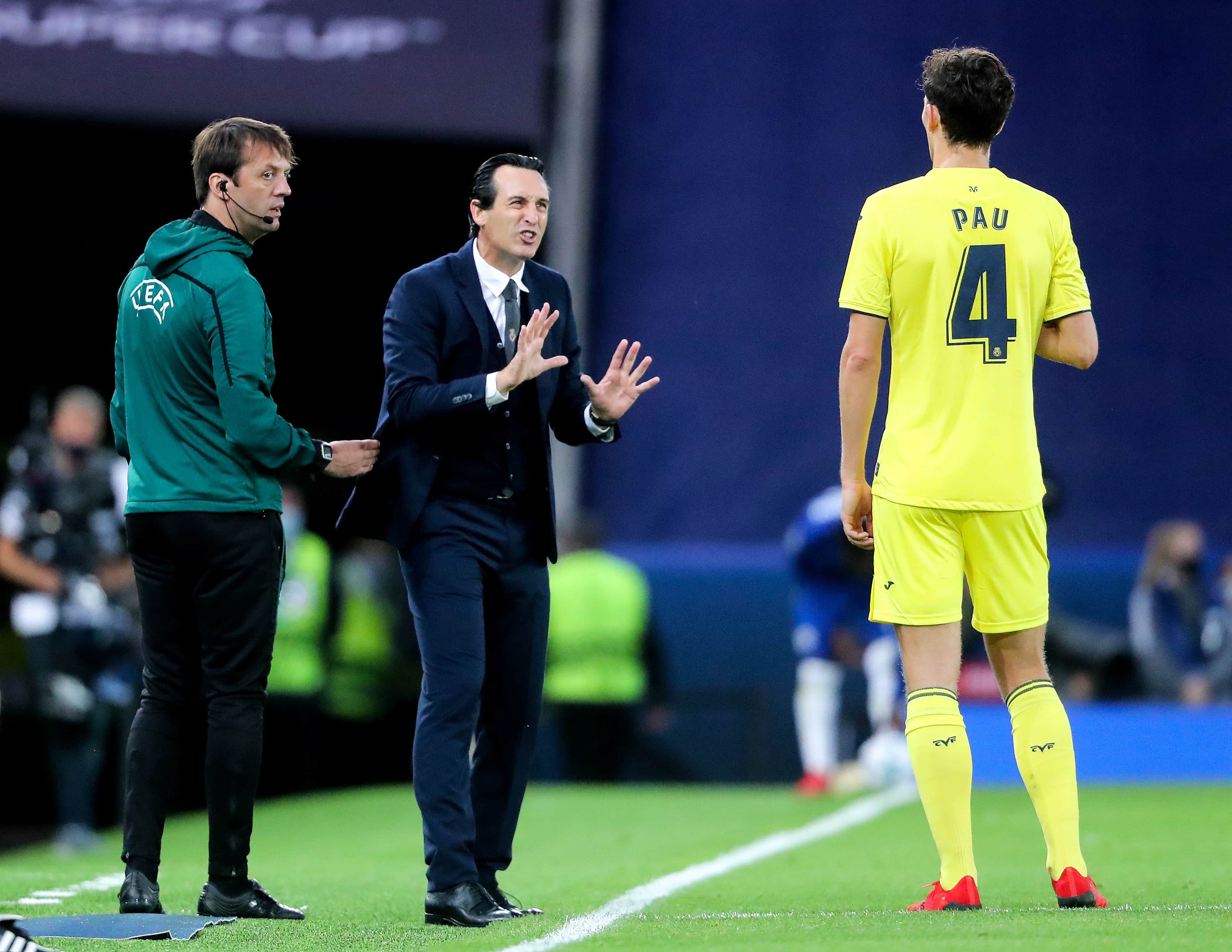 Pau Torres e Unai Emery