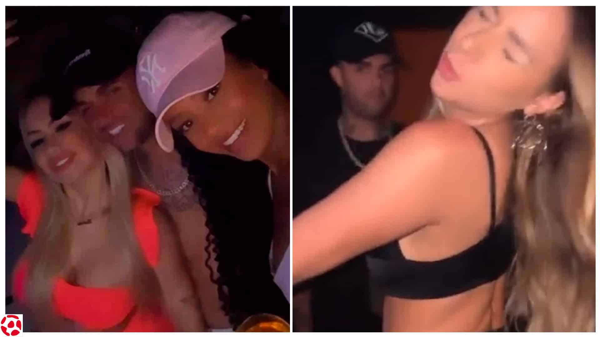 Luan e mulheres em festas