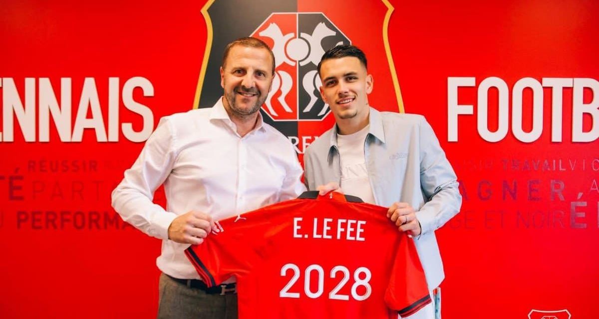 O Rennes anuncia Enzo Le F&eacute;e, camisa 10 que merece aten&ccedil;&atilde;o na Ligue 1