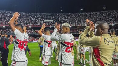 O São Paulo quis bem mais o jogo e, no final, Luciano decidiu contra o Flu