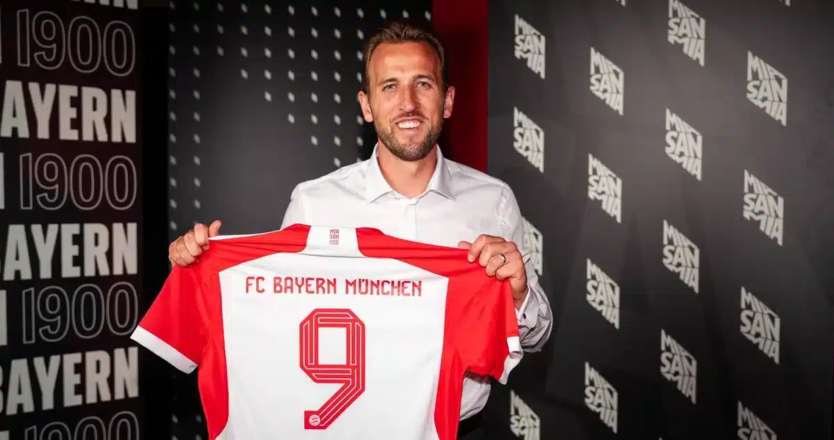 Harry Kane, novo atacante do Bayern (Divulga&ccedil;&atilde;o)