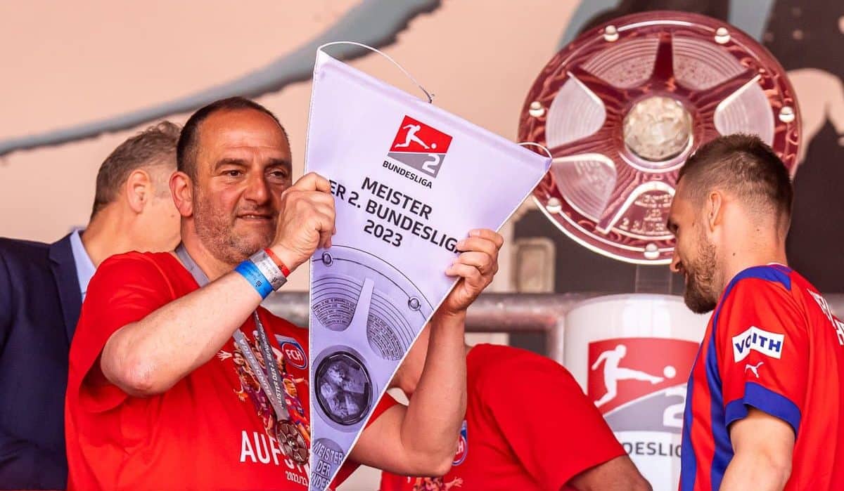 Frank Schmidt, t&eacute;cnico do Heidenheim (Icon Sport)