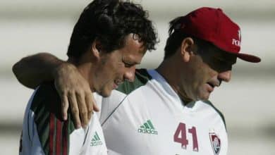 Amigos, Diniz e Renato se reencontram na Arena quatro anos ap&oacute;s jogo &eacute;pico