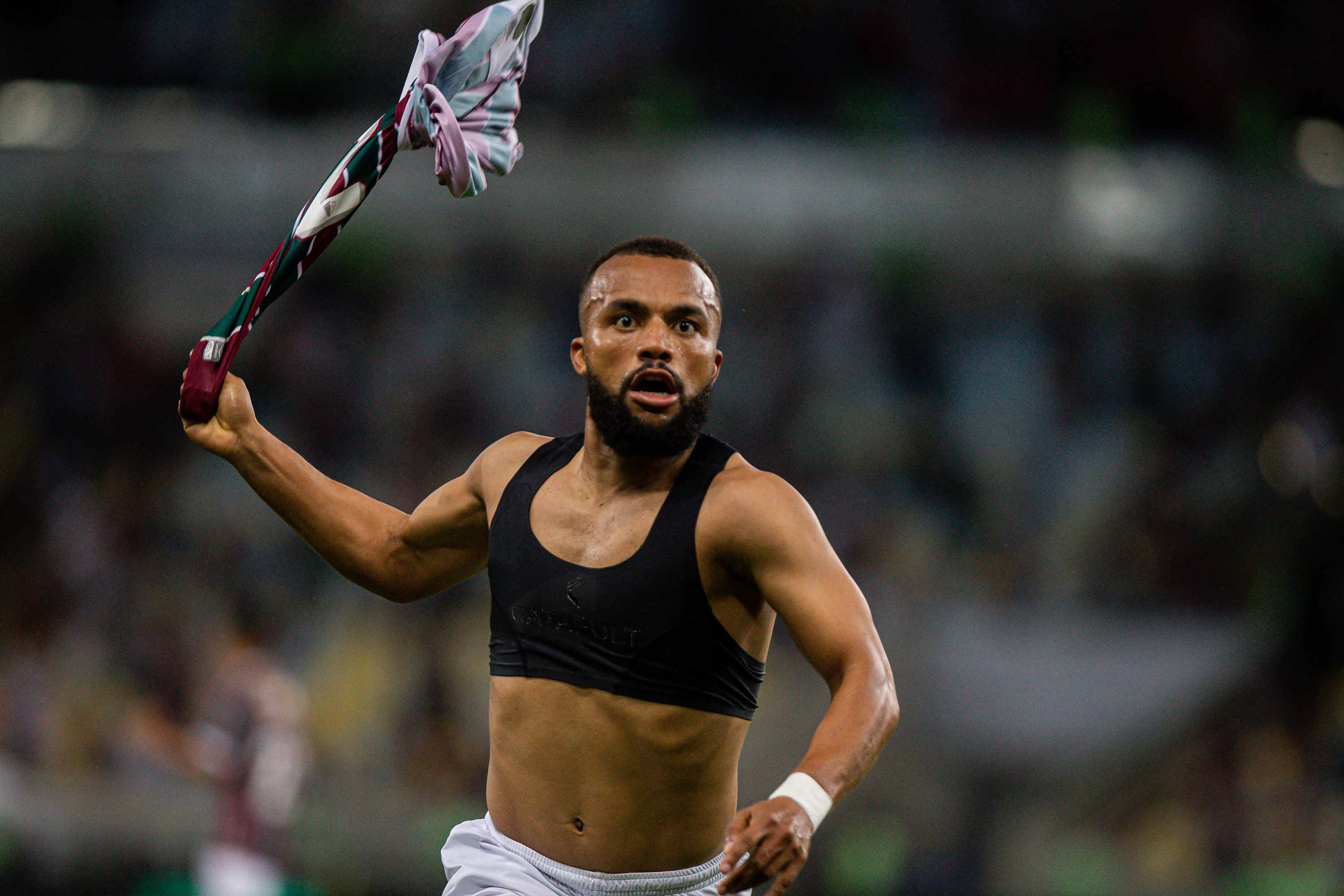 Samuel Xavier marcou o gol que desembara&ccedil;ou a partida para o Fluminense (Foto: Marcelo Gon&ccedil;alves/Fluminense FC)