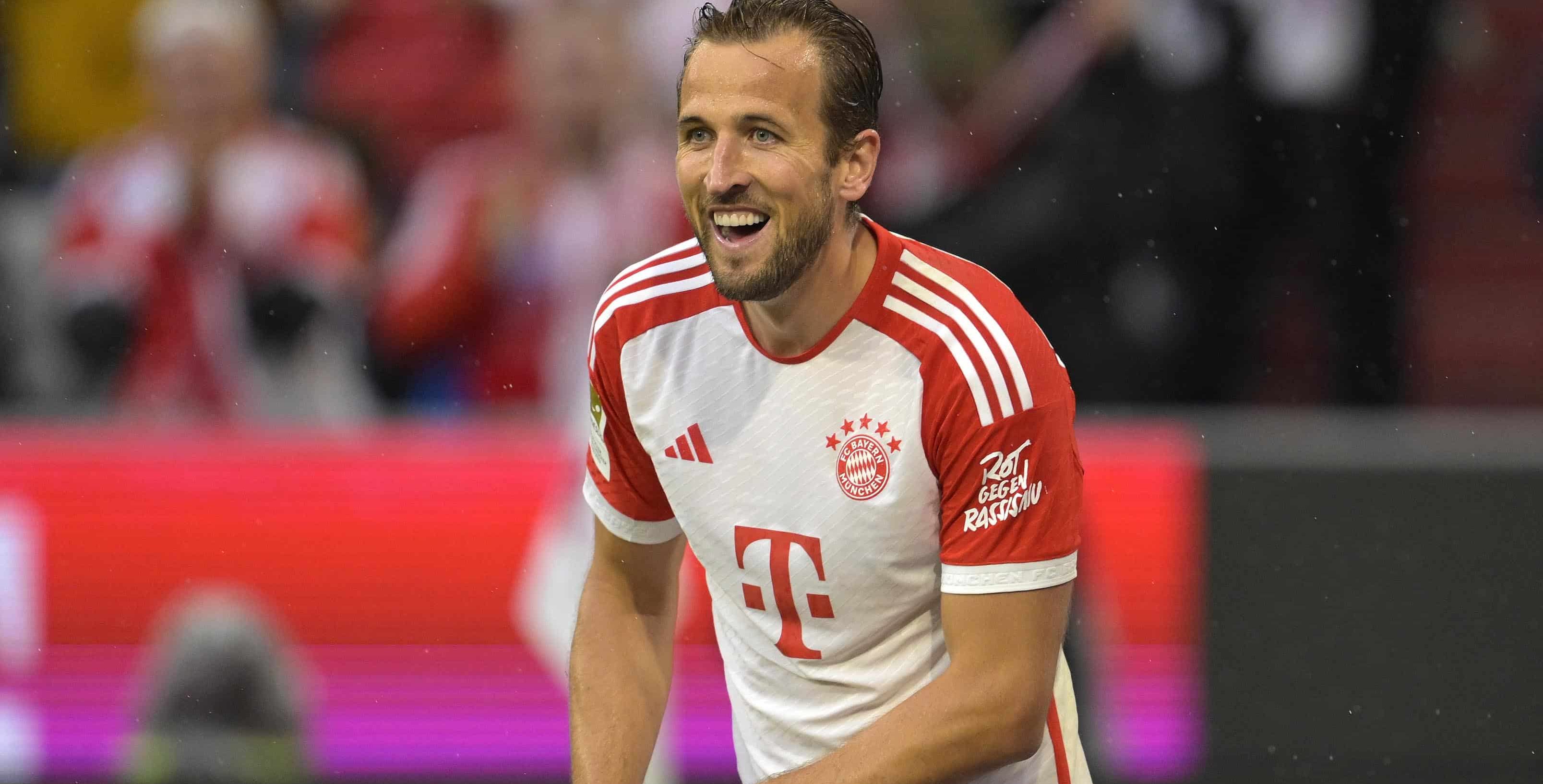 Harry Kane est&aacute; em casa e deu ao Bayern a vit&oacute;ria contra o Augsburg