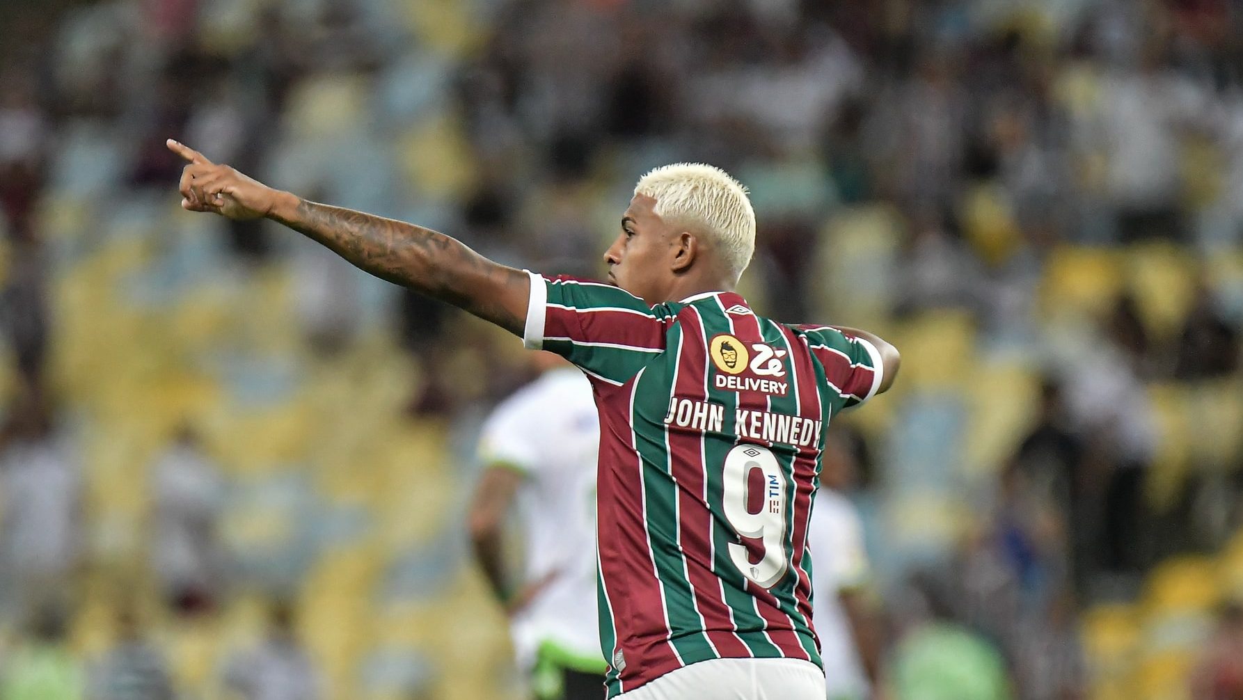 Reserva de luxo, John Kennedy marcou seu terceiro gol em tr&ecirc;s jogos pelo Fluminense - Photo by Icon sport