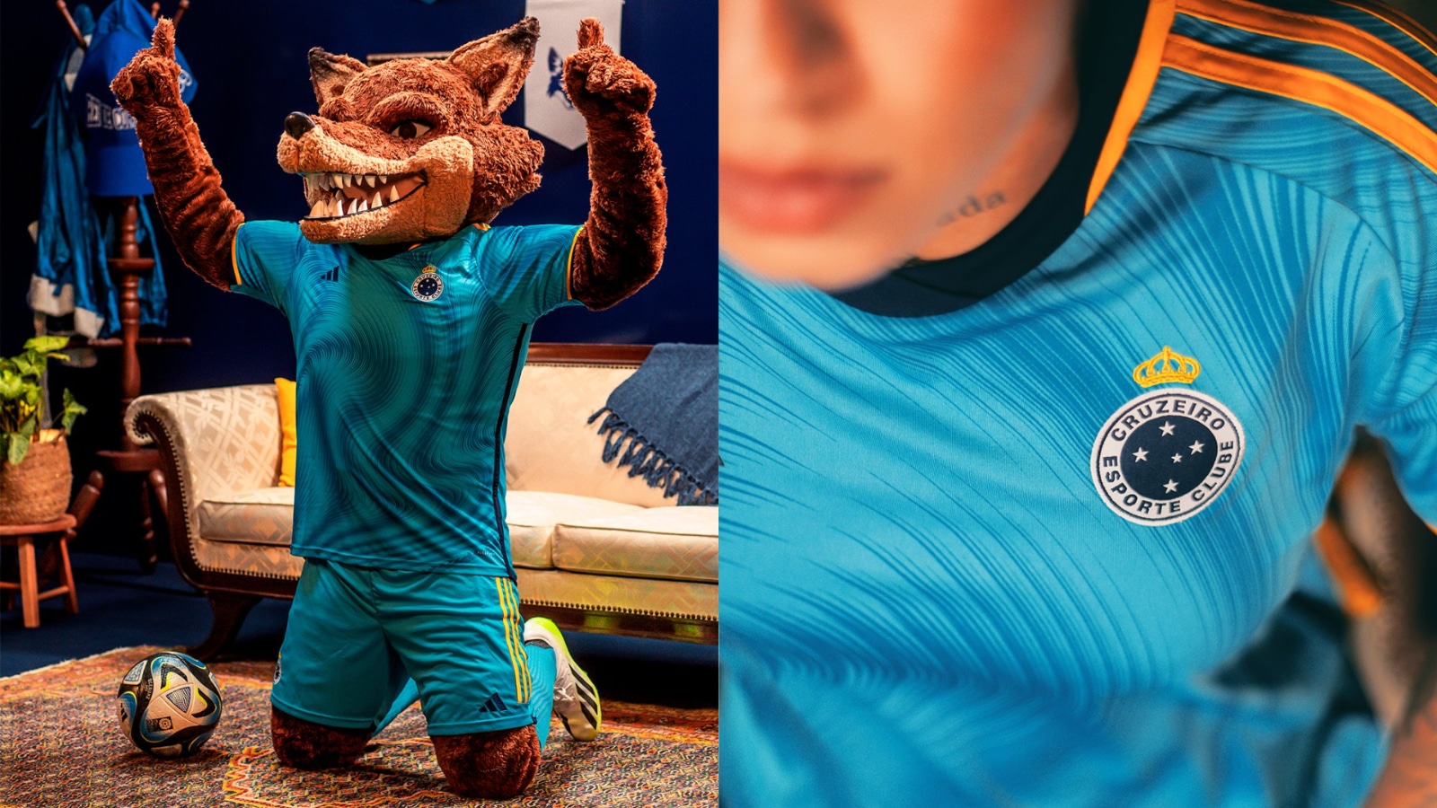 Ap&oacute;s doze anos, camisa do Cruzeiro volta a ter escudo e Tr&iacute;plice Coroa