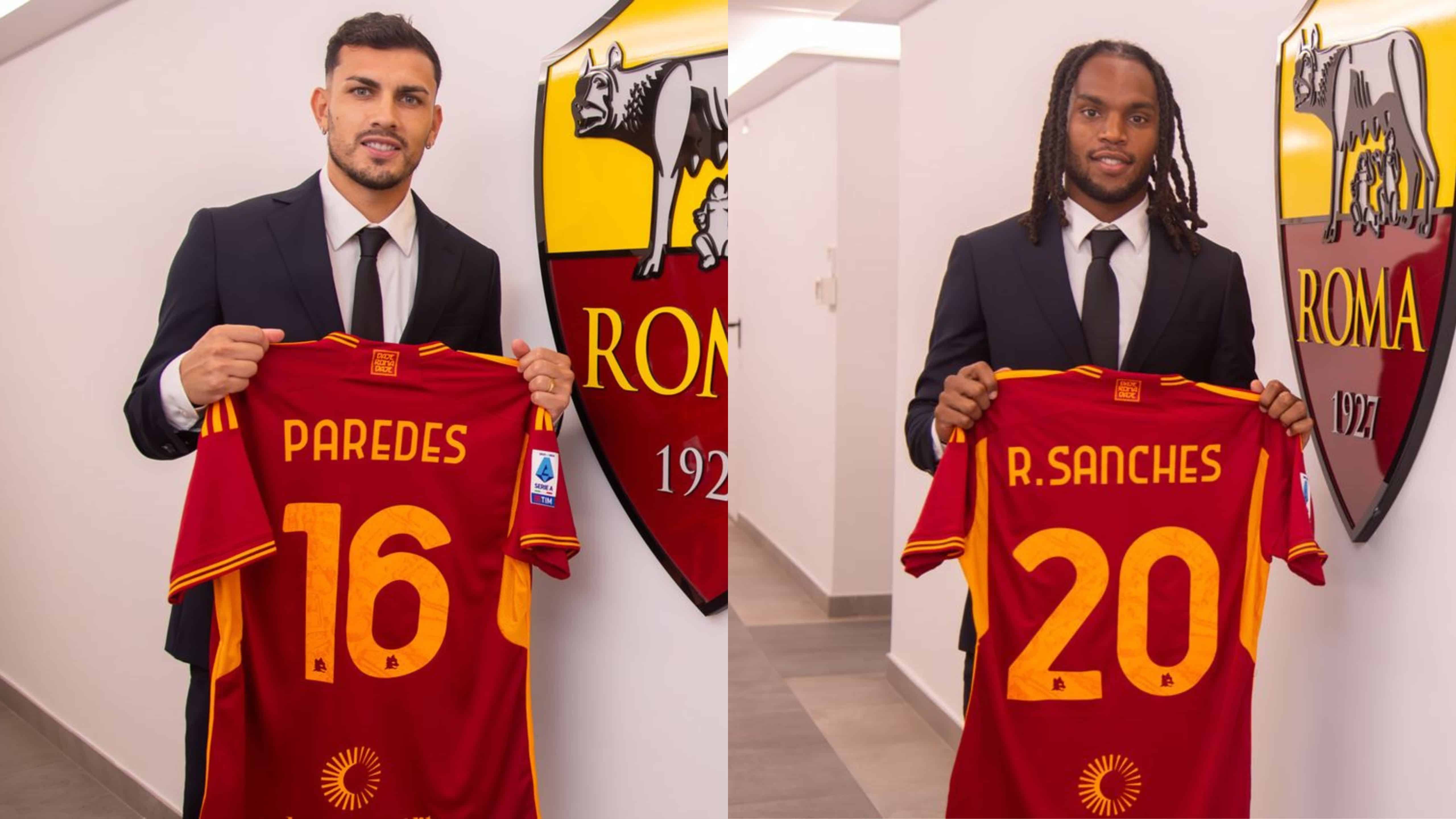 Roma aproveita xepa do PSG e refor&ccedil;a seu meio-campo com Renato Sanches e Leandro Paredes