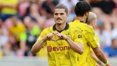 Borussia Dortmund come&ccedil;a vida sem Bellingham com Sabitzer muito bem e goleada