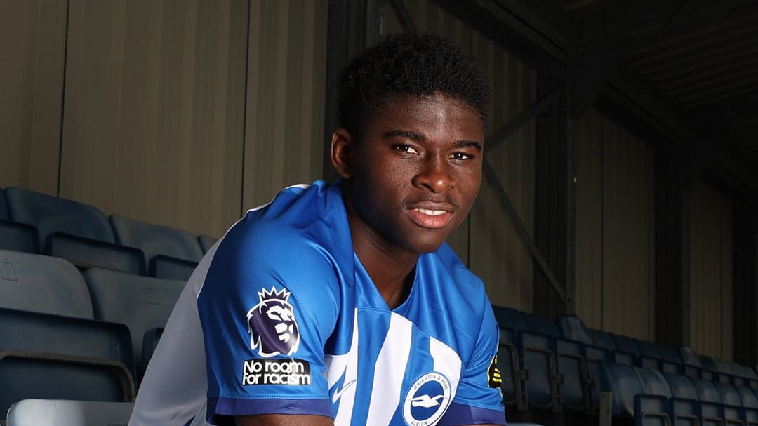 O pr&oacute;ximo projeto do Brighton para o meio-campo ser&aacute; o jovem camaron&ecirc;s Carlos Baleba