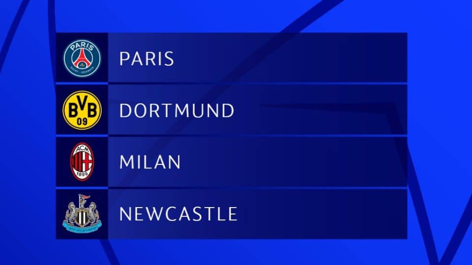 A Champions League caprichou no sorteio em sua última edição com fase de grupos
