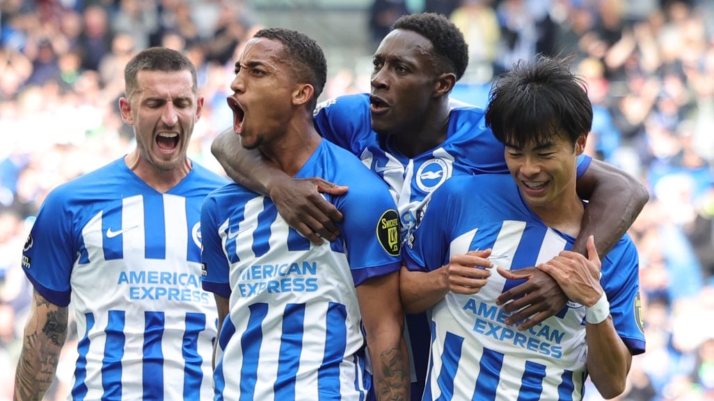 Jo&atilde;o Pedro estreou marcando, e o Brighton deu um amasso no Luton Town