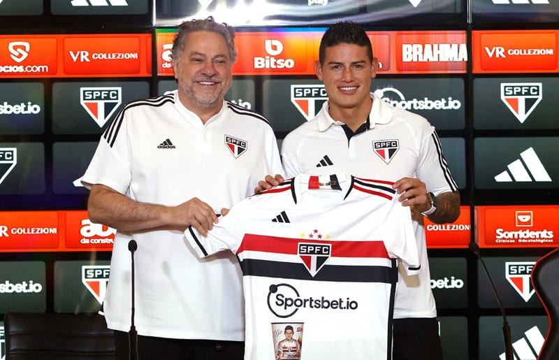 Salto no quadro social e linha de produtos: James j&aacute; rende frutos ao S&atilde;o Paulo