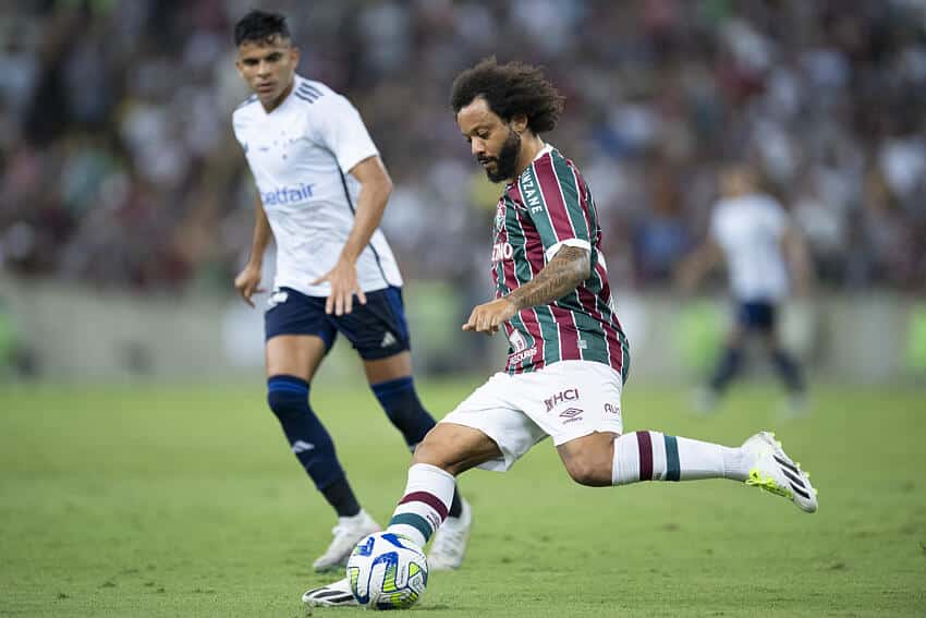 Acionado no segundo tempo, Marcelo esbanjou talento durante Fluminense 1 X 0 Cruzeiro