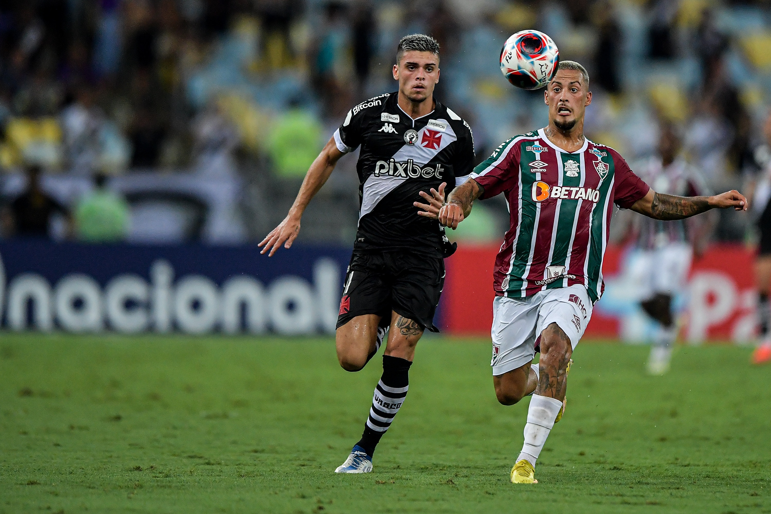 Guga atuou nos dois encontros entre Fluminense e Vasco em 2023, e volta ao time no cl&aacute;ssico pelo Campeonato Brasileiro (Foto: Icon sport)