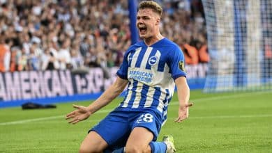 Ferguson explodiu e marcou tr&ecirc;s vezes para o Brighton atropelar o Newcastle