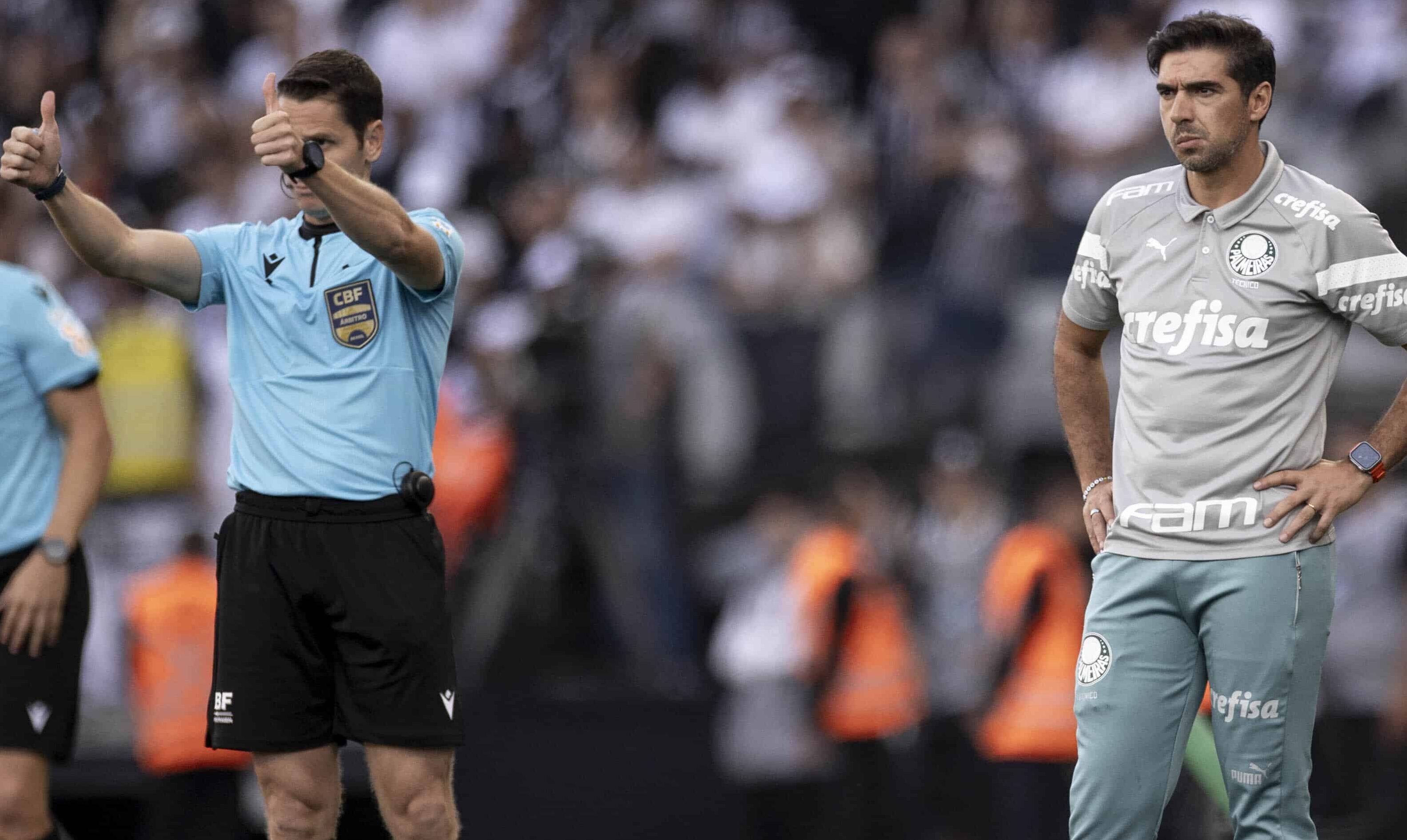 Para Abel, Palmeiras deixou de ganhar 3 pontos contra o Corinthians &mdash; e ele explicou sua fugidinha