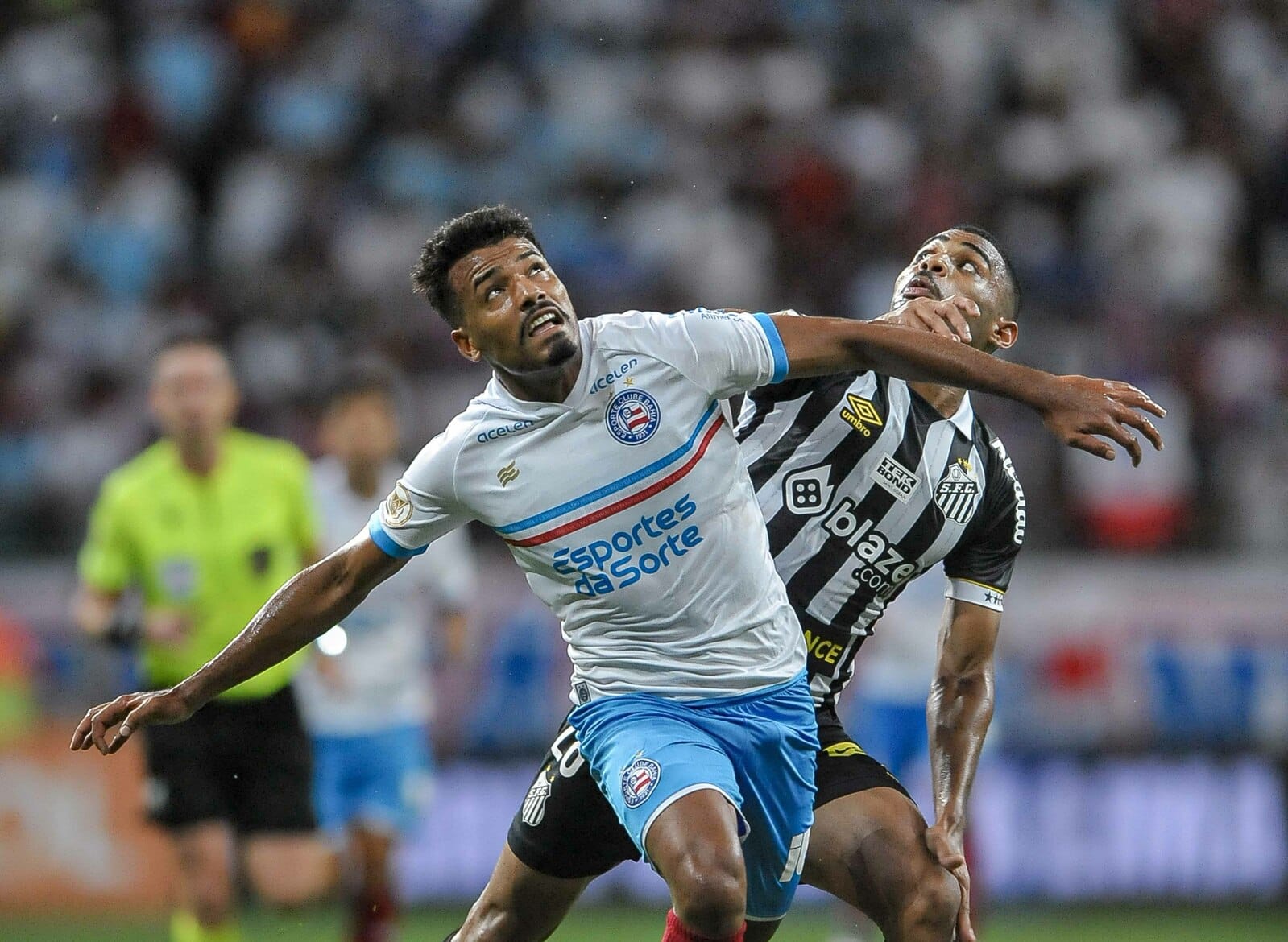 Estrela de Furch brilha e Santos vence o Bahia de virada na Arena Fonte Nova