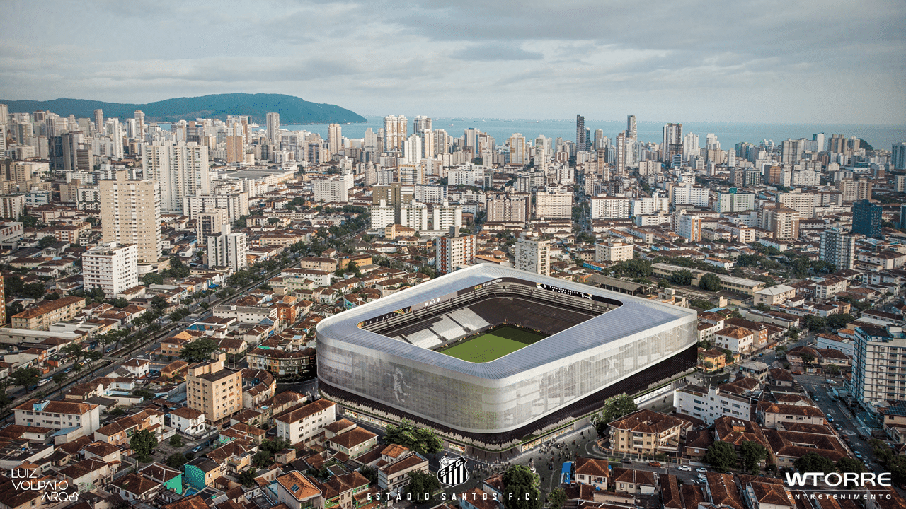 Nova Vila Belmiro por cima