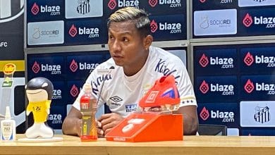 Santos: apesar do longo per&iacute;odo parado, Morelos se diz pronto para encarar o Cruzeiro