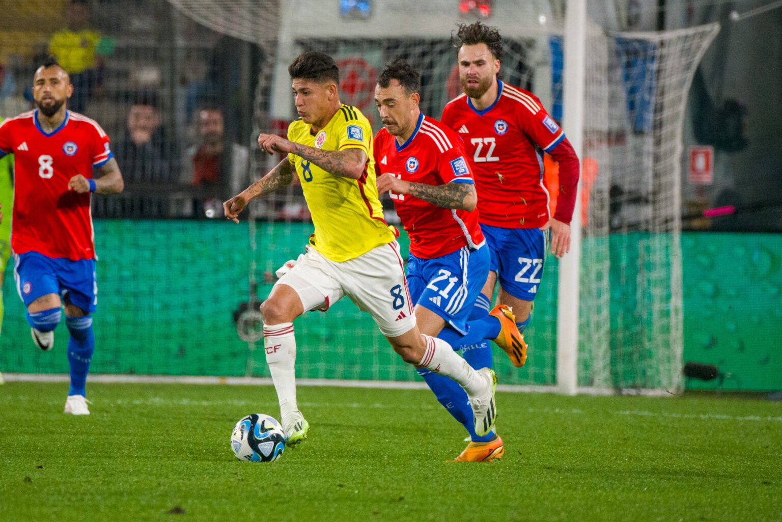 0 a 0 mostra que Chile e Col&ocirc;mbia precisam evoluir por vaga na Copa do Mundo