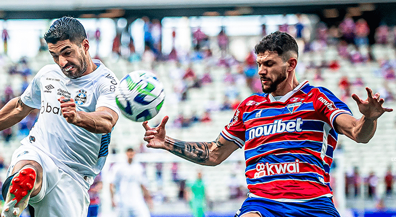 Fortaleza e Grêmio fizeram uma partidaça no Castelão, com um empate de luta até o fim