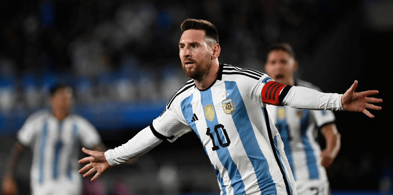 Lionel Messi pela argentina