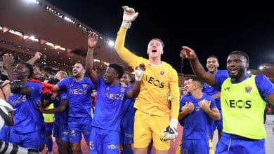 O Nice pegou dois p&ecirc;naltis e anotou uma pintura no fim para vencer o Monaco no d&eacute;rbi