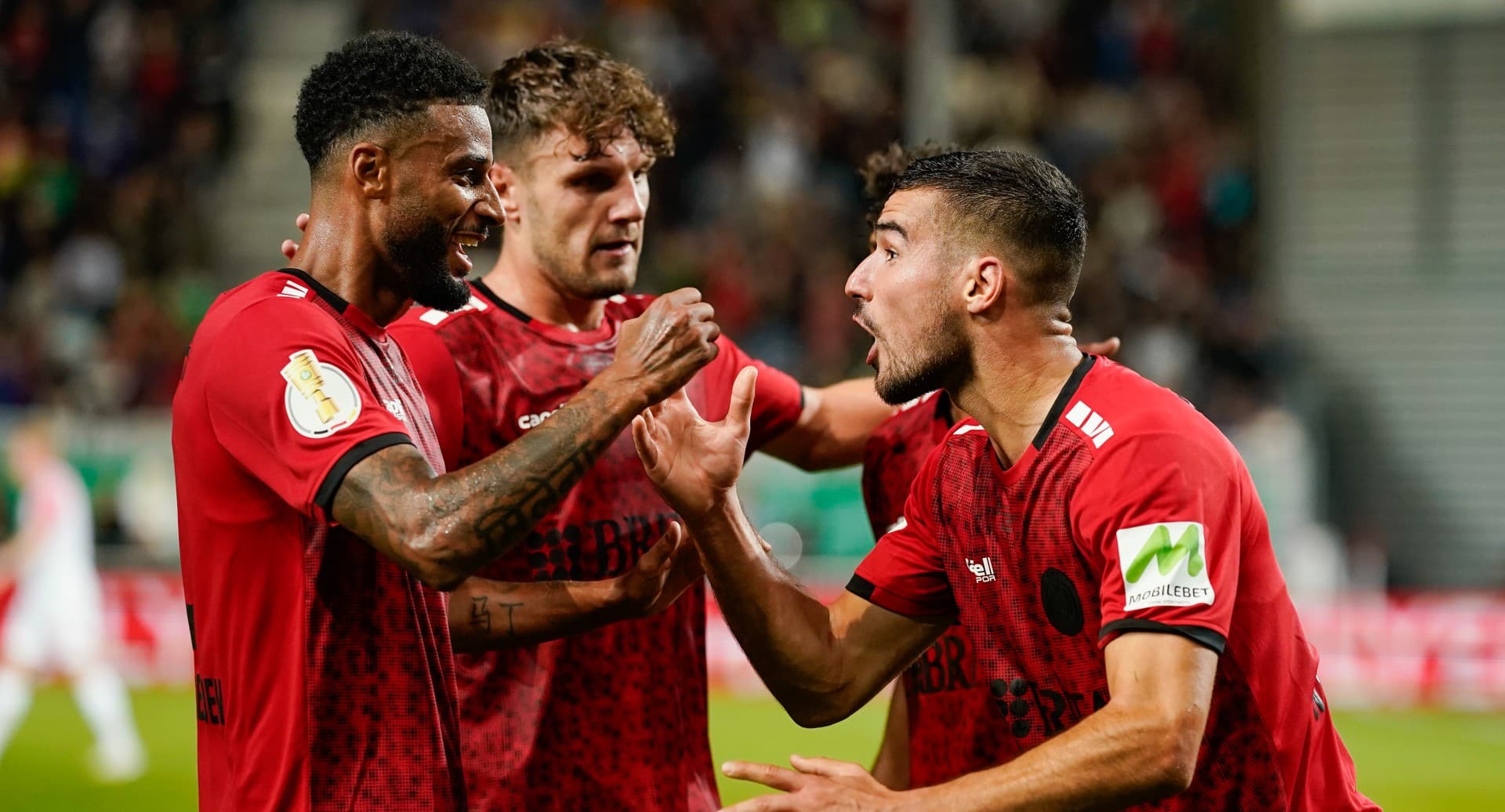 O Wehen Wiesbaden caiu com honras na Copa da Alemanha, ao fazer o Leipzig suar