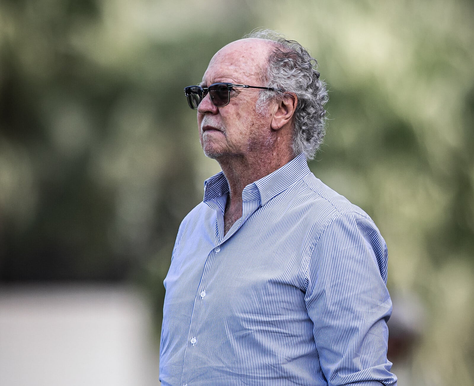 Falc&atilde;o no CT do Santos antes de deixar o clube