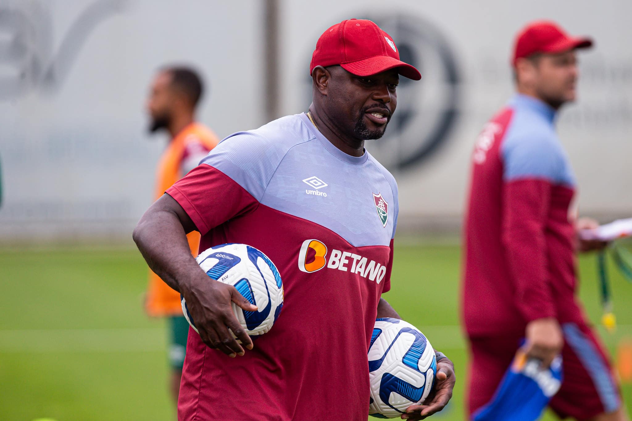 Marc&atilde;o comanda o Fluminense na aus&ecirc;ncia de Fernando Diniz na prepara&ccedil;&atilde;o para a final da Libertadores - Foto: Marcelo Gon&ccedil;alves/Fluminense FC