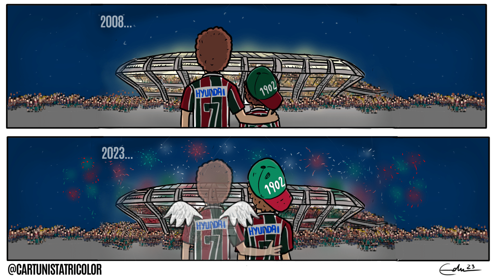 15 anos depois: uma Libertadores pelos torcedores do Fluminense que n&atilde;o est&atilde;o mais aqui