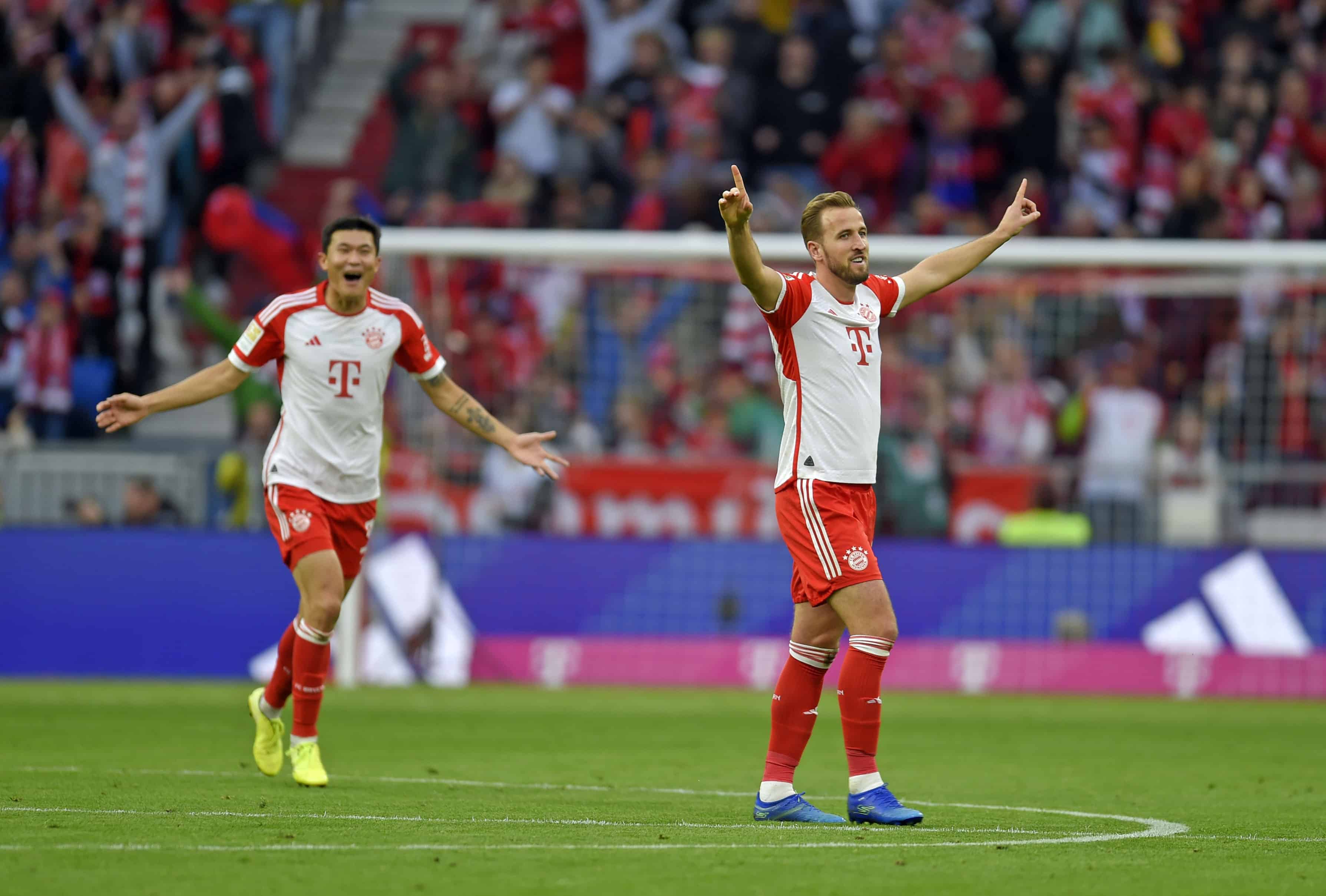 Com direito a hat-trick de Kane, Bayern massacra o Darmstadt na Bundesliga