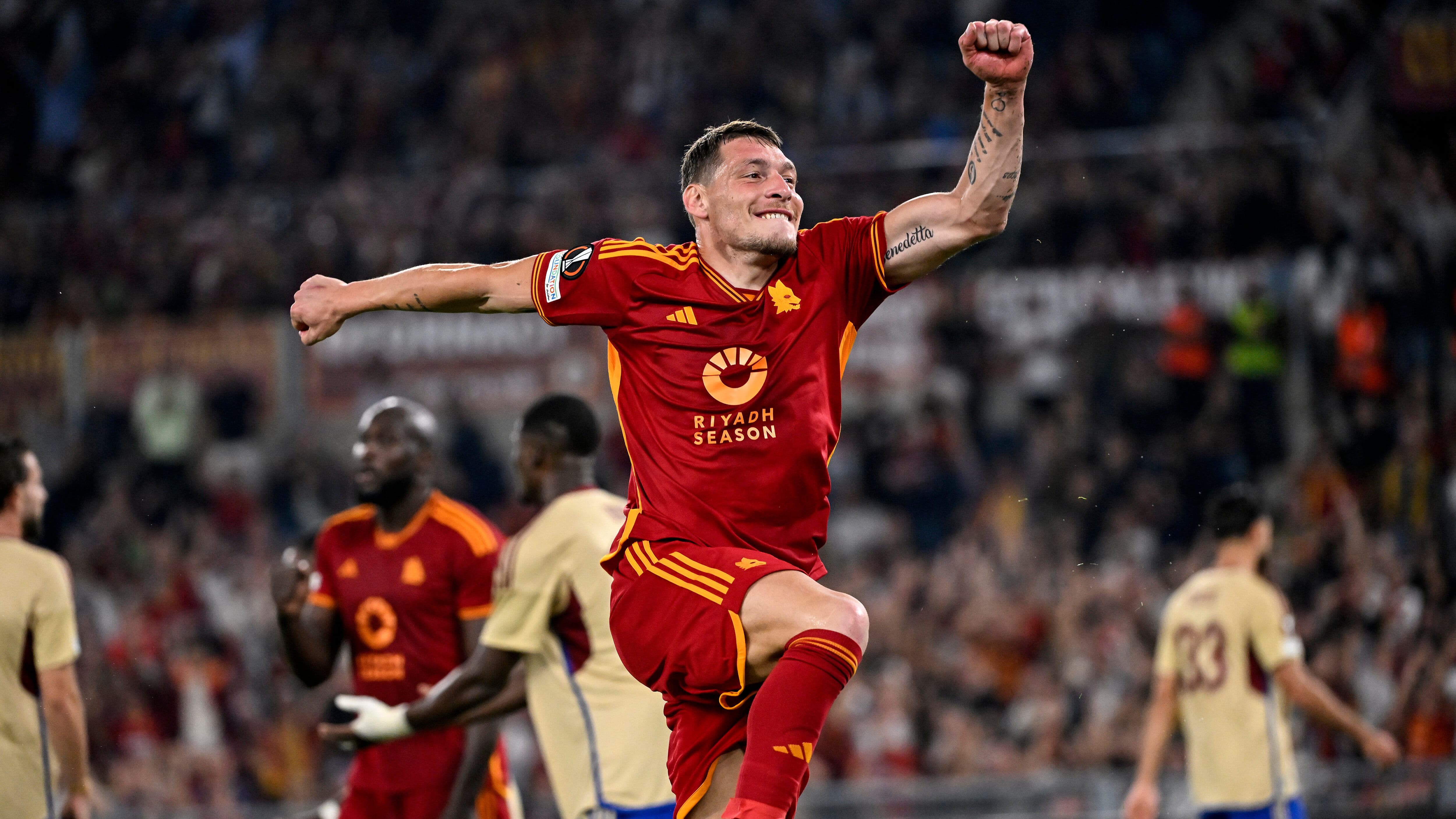 Roma lavou a alma com goleada sobre o Servette e reden&ccedil;&atilde;o de Belotti